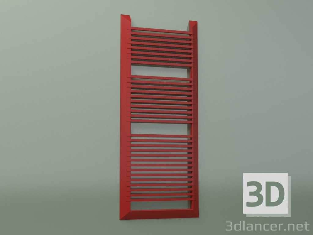 modello 3D Porta salviette EVO (1681x688, Rosso - RAL 3000) - anteprima
