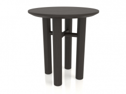 Tabouret JT 062 (option 1) (D=400x430, bois brun foncé)