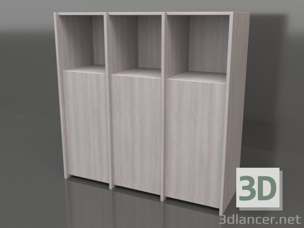 modello 3D Scaffalatura modulare ST 07 (1152х409х1144, legno chiaro) - anteprima
