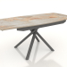 3D modeli Katlanır masa Salerno 120-180 (gri seramik) - önizleme