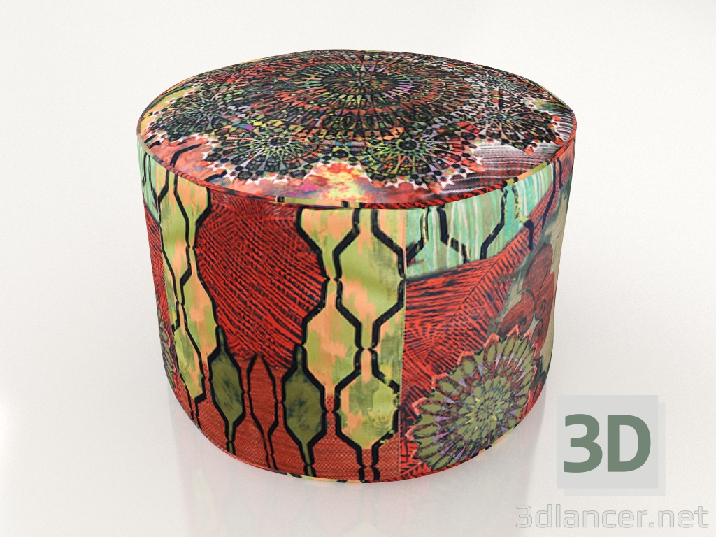 3D modeli Sevinç Puf - önizleme