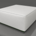 3d model Sofa module, pouf (Bottle green) - preview