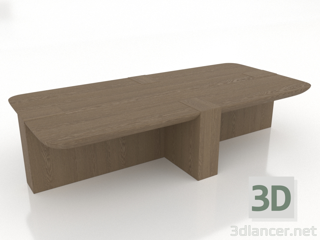 3d model Mesa de centro rectangular PETRA - vista previa 3d model Mesa de centro rectangular PETRA - vista previa