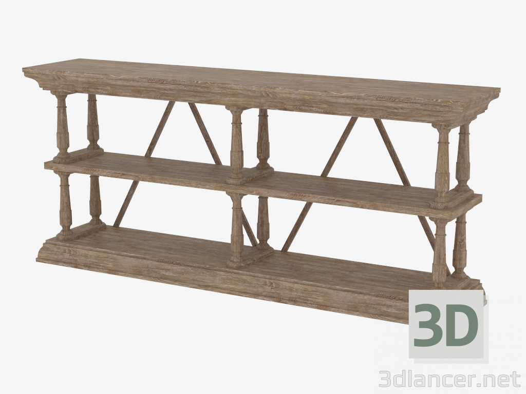 3d model Console NATURAL CROSS CONSOLE (8810.1115) - preview