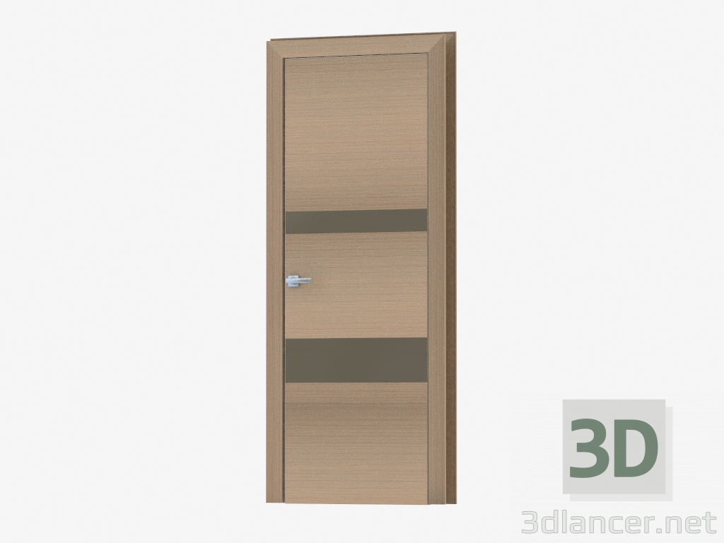 3d model Puerta de interroom (26.31 bronza plata) - vista previa