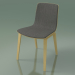 3D modeli Sandalye 3938 (4 ahşap ayak, ön kaplama, doğal huş ağacı) - önizleme