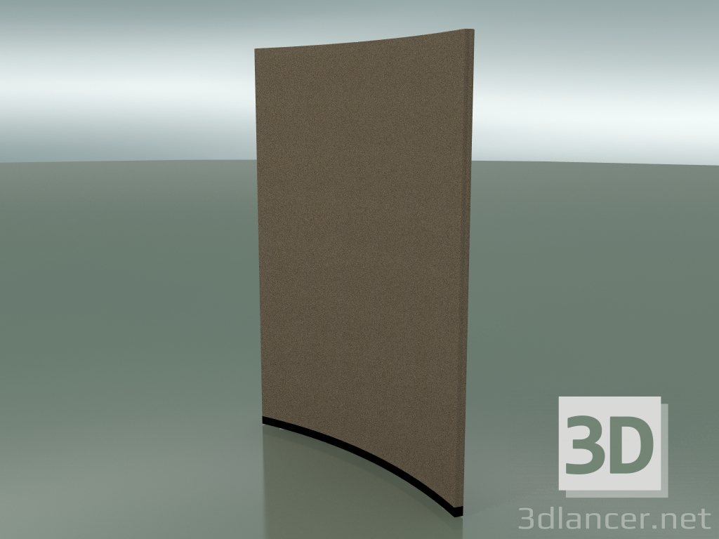 3d model Curved panel 6415 (167.5 cm, 36 °, D 200 cm, solid) - preview