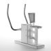 3d Outdoor bench press "chest press" model buy - render