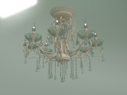 Hanging chandelier 12205-8 (white-Strotskis)