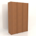 3d model Wardrobe MW 05 wood (1863x667x2818, wood red) - preview