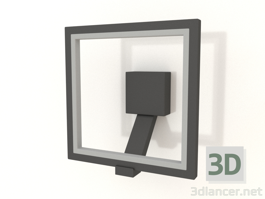 3d model Wall street lamp (6470) - preview
