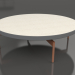 modello 3D Tavolino rotondo Ø120 (Antracite, DEKTON Danae) - anteprima