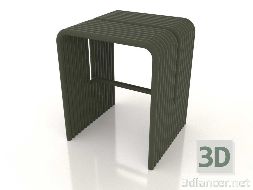 3D Modell Hocker (grün) - Vorschau