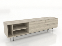 Mobile TV 3 1800 mm (rovere schiarito)