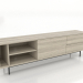 3d model TV cabinet 3 1800 mm (lightened oak) - preview