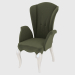 3d model Chair with armrests in Art Deco style - preview