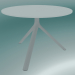 3D Modell Tisch MIURA (9590-51 (Ø70cm), H 50cm, weiß, weiß) - Vorschau