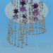 3d model Chandelier with pendants - preview