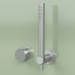 Modelo 3d Conjunto de banheira hidro-progressiva e misturadores de ducha com ducha manual (15 58, AS) - preview