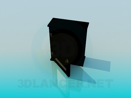 modello 3D Cassetta di sicurezza - anteprima