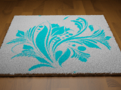 Alfombra / alfombra con un patrón