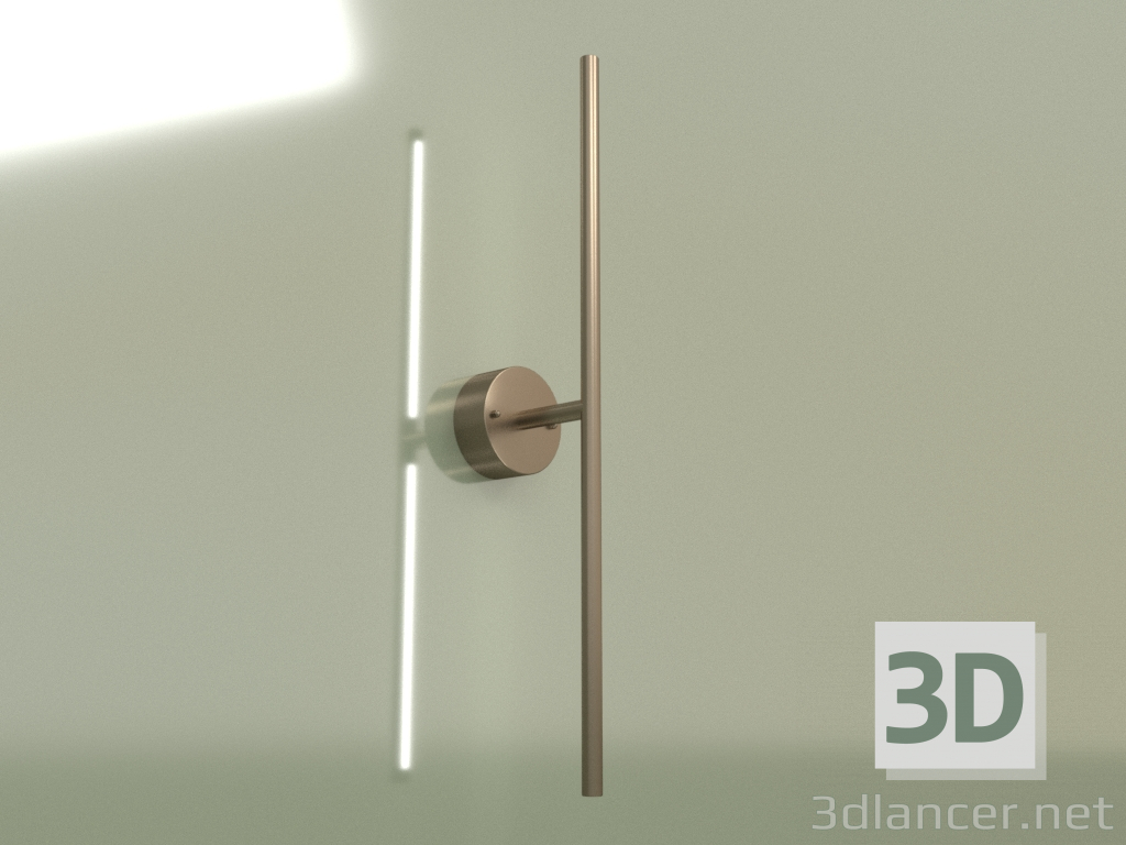 modello 3D Lampada da parete LINE 600 26301-1 (Marrone) - anteprima