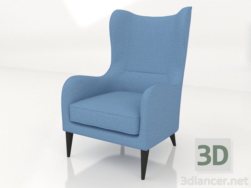 modello 3D sedia Jonas - anteprima