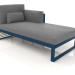 3d model Modular sofa, section 2 right, high back (Grey blue) - preview