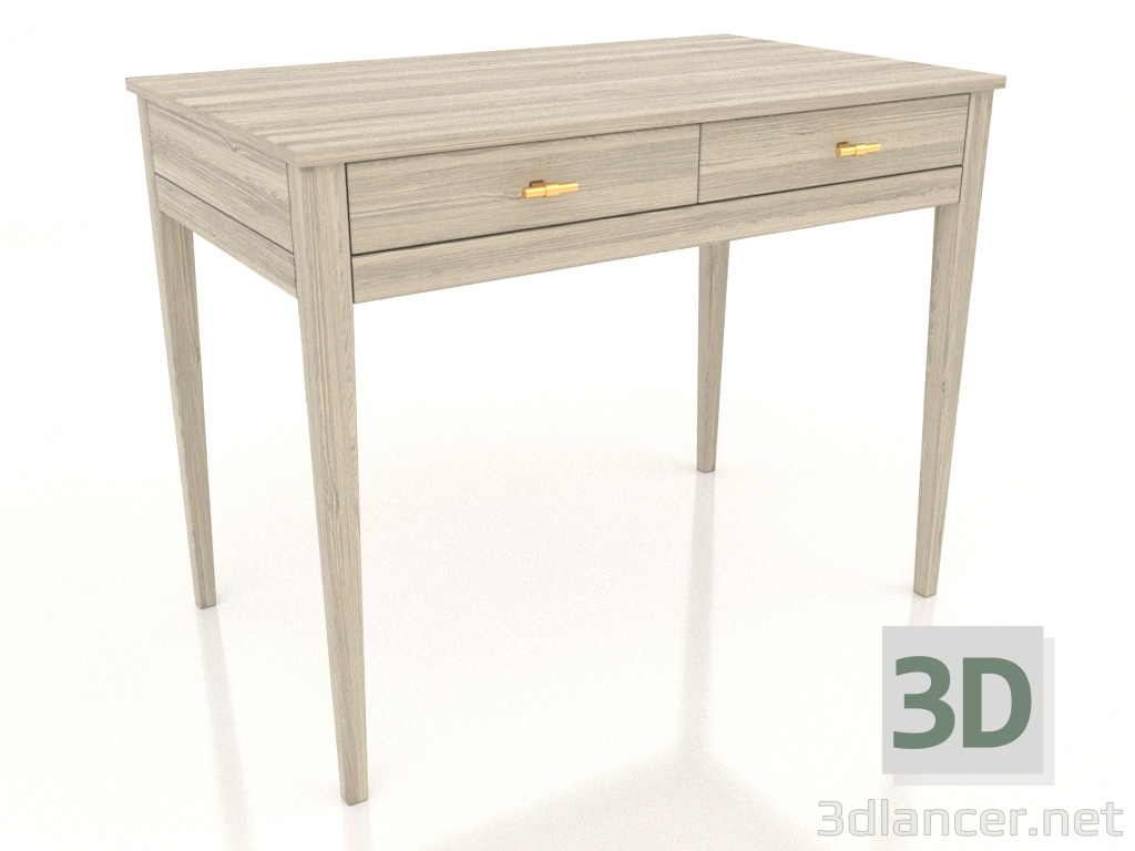 3d model Escritorio 2 1000x600 mm (roble aclarado) - vista previa