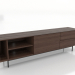 3d model TV cabinet 3 1800 mm (dark walnut) - preview