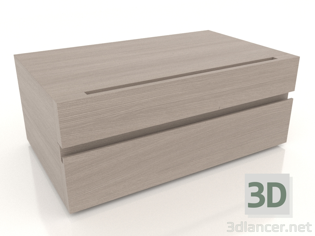 3d model Fusionis bedside table 800 mm (option 2) - preview 3d model Fusionis bedside table 800 mm (option 2) - preview