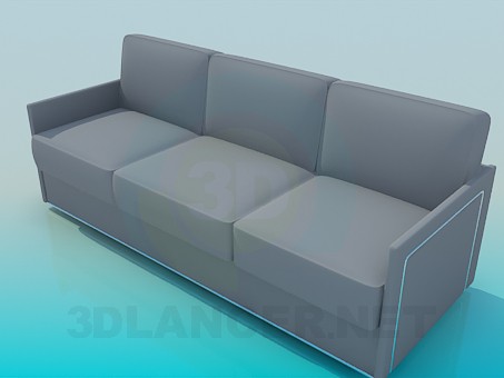 3d модель Диван минимализм – превью 3d модель Диван минимализм – превью