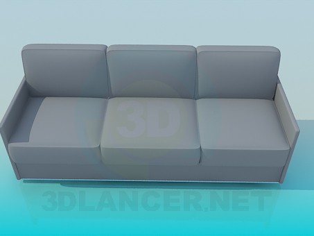 3d модель Диван минимализм – превью 3d модель Диван минимализм – превью