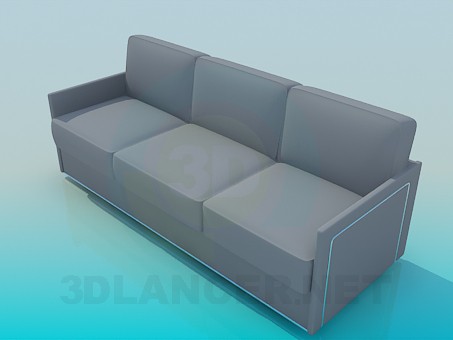 3d модель Диван минимализм – превью 3d модель Диван минимализм – превью
