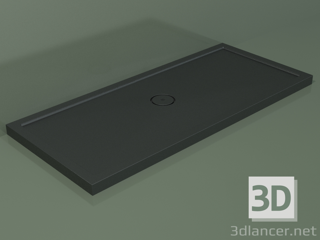 modèle 3D Receveur de douche Medio (30UM0113, Deep Nocturne C38, 160x70 cm) - preview