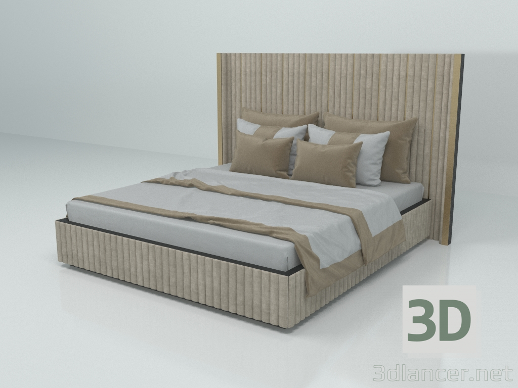 3d модель Кровать K027 – превью