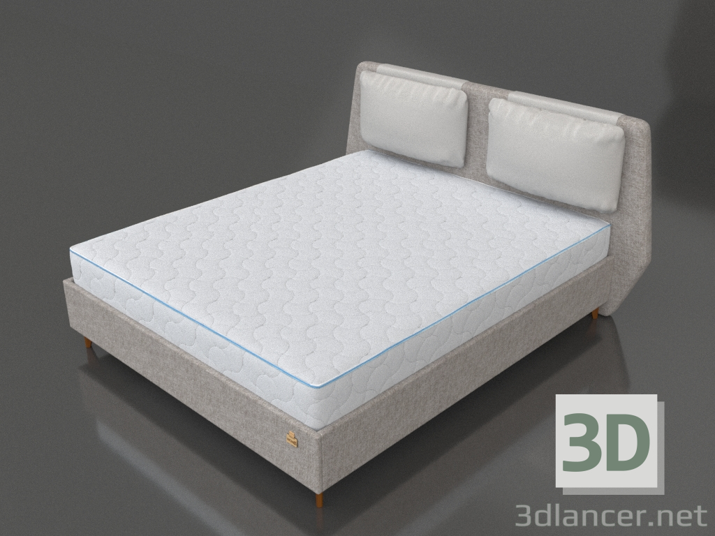 3 डी मॉडल सोने का बिस्तर - पूर्वावलोकन