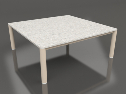 Coffee table 94×94 (Sand, DEKTON Sirocco)