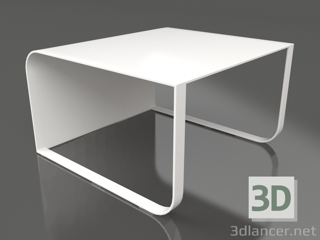 3 डी मॉडल साइड टेबल, मॉडल 3 (सफ़ेद) - पूर्वावलोकन