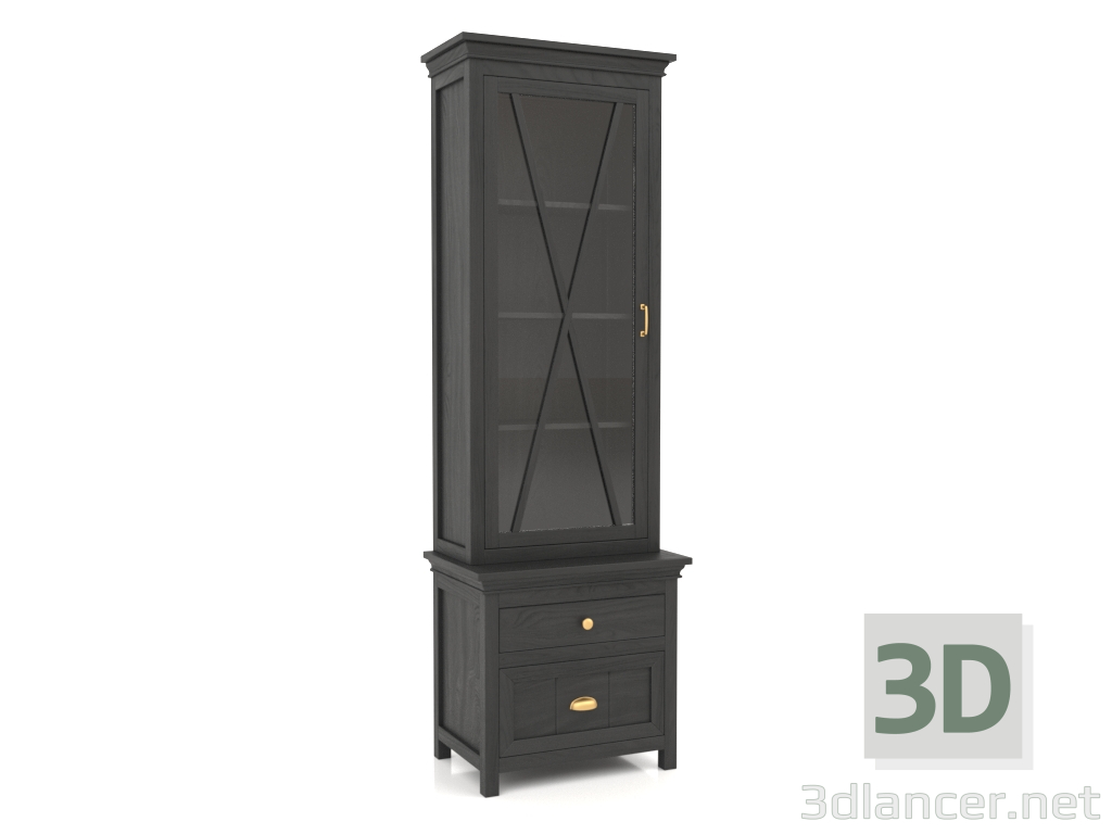 3D Modell Sideboard (1 Abschnitt) - Vorschau