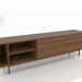 Modelo 3d Móvel de TV 3 1800 mm (nogueira clara) - preview