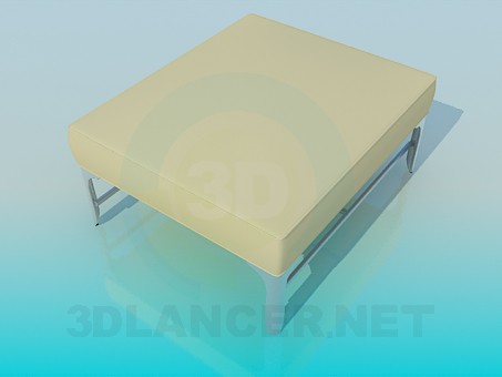 3d model Square couch - preview 3d model Square couch - preview