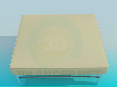 3d model Square couch - preview 3d model Square couch - preview