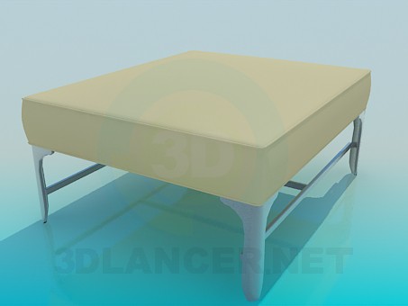 3d model Square couch - preview 3d model Square couch - preview