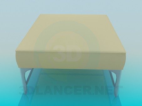 3d model Square couch - preview 3d model Square couch - preview