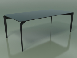 Rectangular table 6702 (H 42.5 - 120x60 cm, Smoked glass, V44)