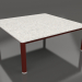 3d model Coffee table 94×94 (Wine red, DEKTON Sirocco) - preview