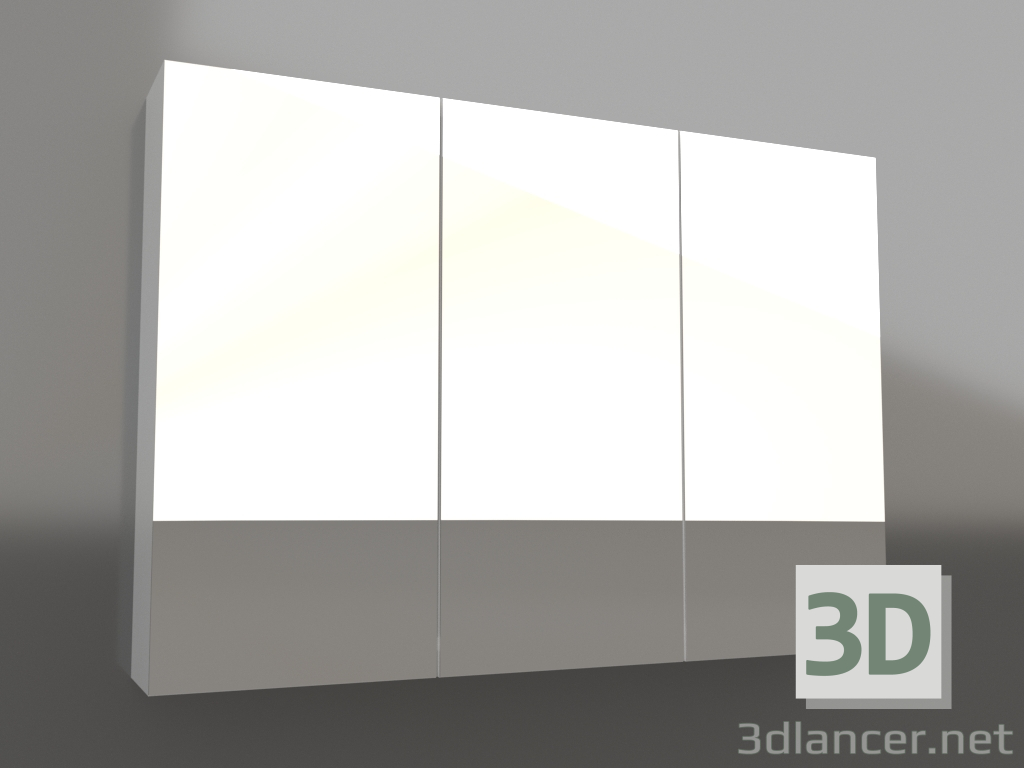 3D Modell Spiegelschrank 100 cm (МС.04.10) - Vorschau