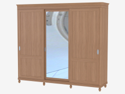 Three-door wardrobe with mirror CO221