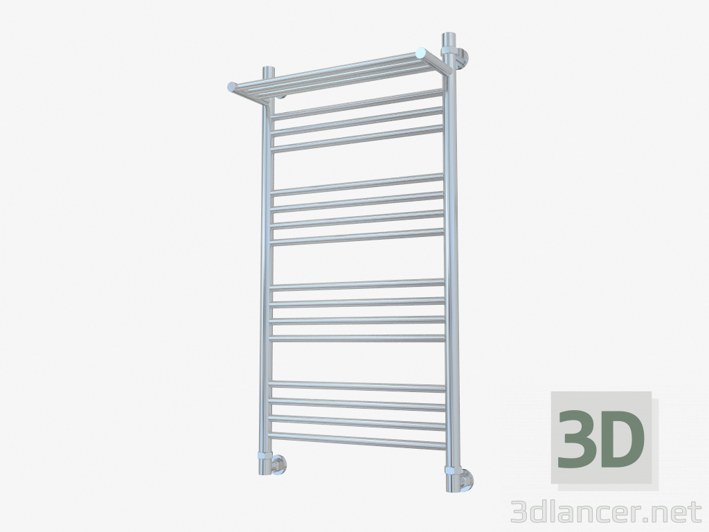 modèle 3D Porte-serviettes chauffant Bohême avec une étagère (1000x500) - preview